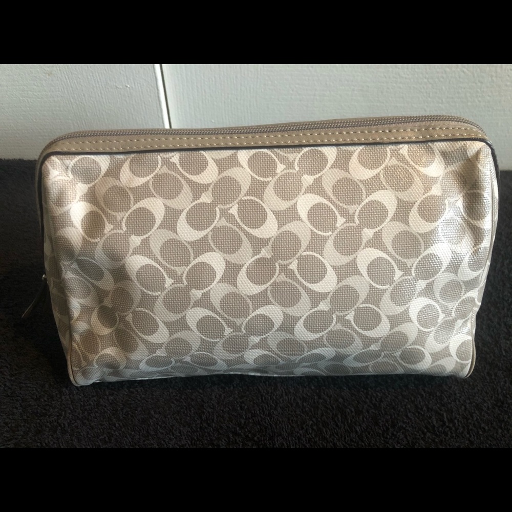 Coach cosmetic bag